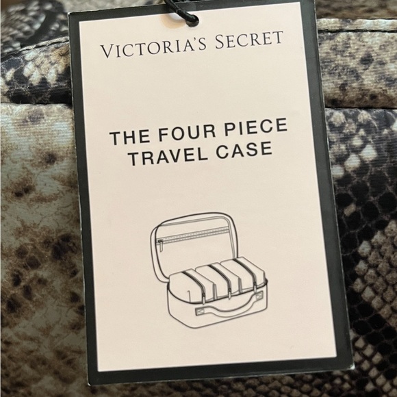 NWT-Rare Python Print Victoria’s Secret Cosmetic Organizers - Picture 6 of 13